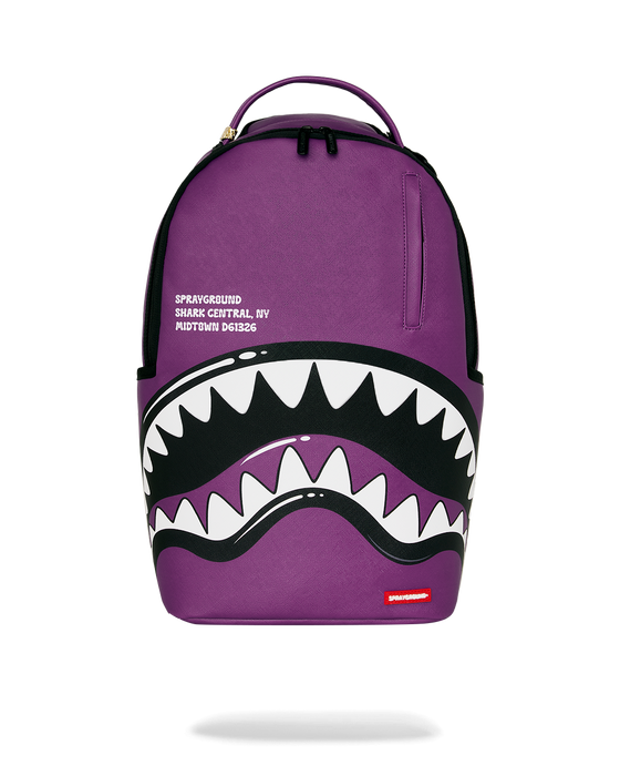 Sprayground Shark Central Bubble Shark (Prple) Backpack Bag - Just For Sports
