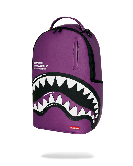 Sprayground Shark Central Bubble Shark (Prple) Backpack Bag - Just For Sports
