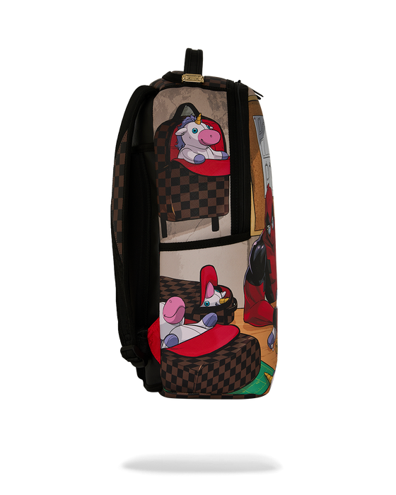 Sprayground Deadpool Sprayground Designer Backpack Bag - Just For Sports