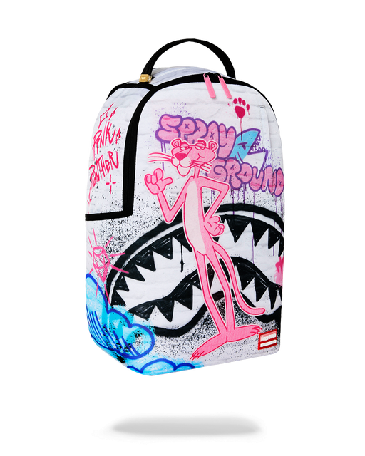 Sprayground Pink Panther Heist Mural Backpack Bag - Just For Sports