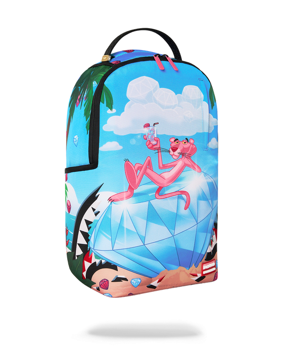 Sprayground Pink Panther Big Ol’ Diamond Backpack Bag - Just For Sports