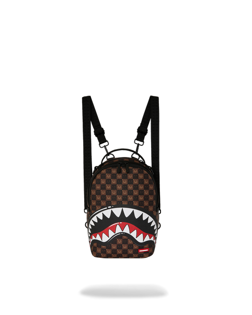 Sprayground Sharks In Paris Grin & Grind Mini Backpack Bag - Just For Sports