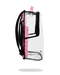 Sprayground Clear Dlx Backpack - Checked Out (Pink Drip) Bag - Just For Sports