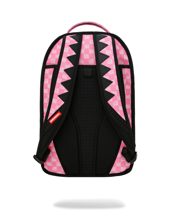 Sprayground Clear Dlx Backpack - Checked Out (Pink Drip) Bag - Just For Sports