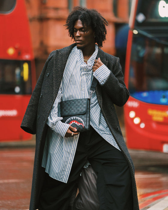 Sprayground Midnight Shadow Messenger Sling Bag - Just For Sports