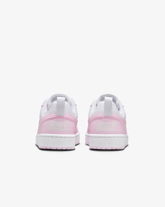 Nike Kids' Court Borough Low Recraft Shoes - Pink Foam / White - Just For Sports