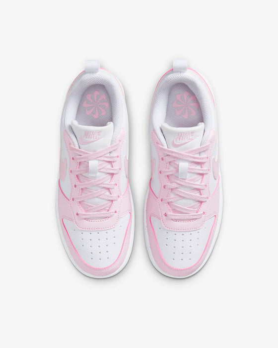 Nike Kids' Court Borough Low Recraft Shoes - Pink Foam / White - Just For Sports