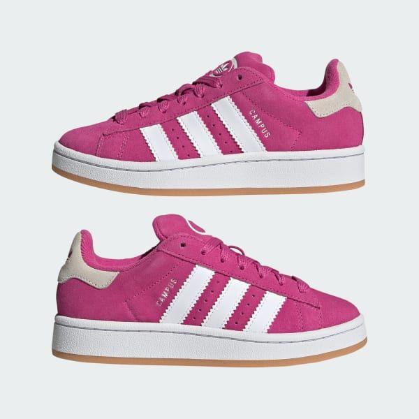Adidas Kids' Campus 00S Shoes - Semi Lucid Fuchsia / Cloud White / Gum Just For Sports Adidas Kids' Campus 00S Shoes - Semi Lucid Fuchsia / Cloud White / Gum Just For Sports