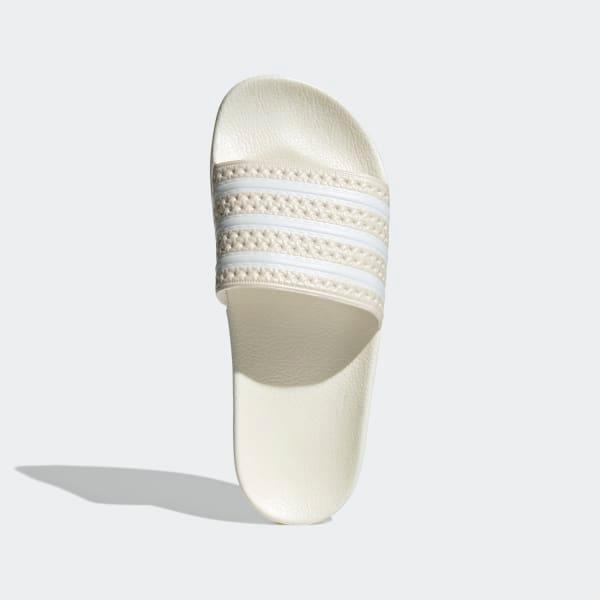 Adidas Women's Adilette Slides - Wonder White / Cloud White / Off White