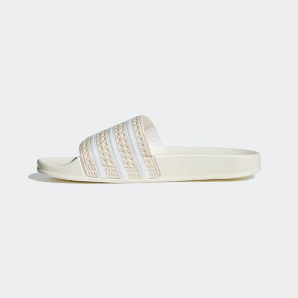 Adidas Women's Adilette Slides - Wonder White / Cloud White / Off White