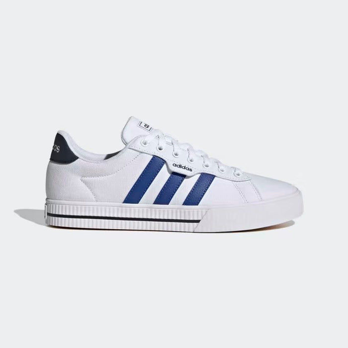 Adidas Daily 3.0 Men Shoes Athletic Sneakers White Blue Canvas Trainers GY2246