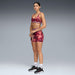 Puma Women's Floral Ribbon Strappy Bra - Ruby - Just For Sports
