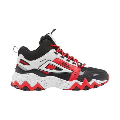 Men's Oakmont TR Mid Shoes - Black / Glacier Gray / Fila Red — Just For Sports