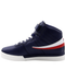 Fila Men's Vulc 13 Mid Plus Shoes - Navy / Red Just For Sports
