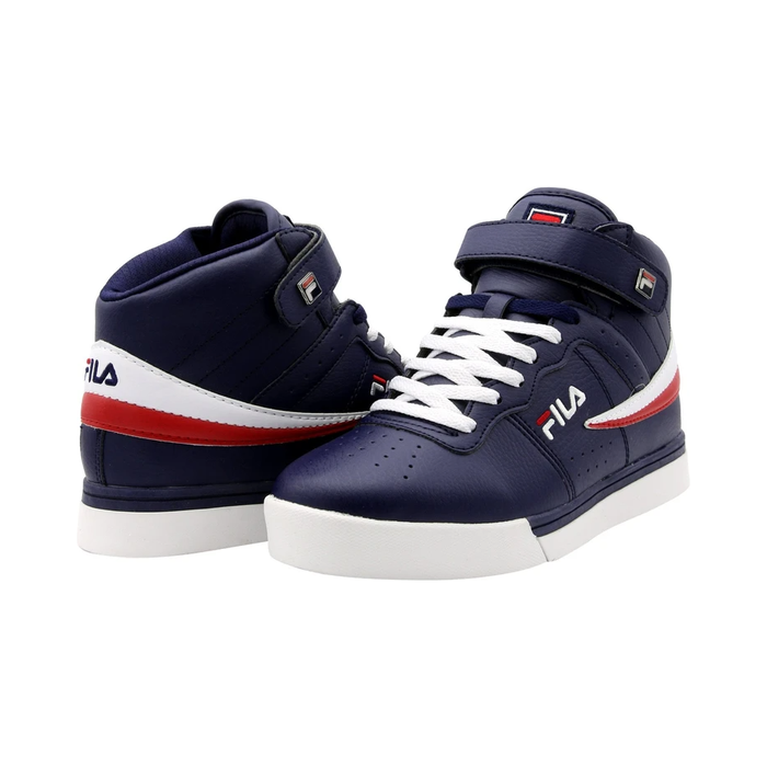 Navy blue fila sneakers clearance