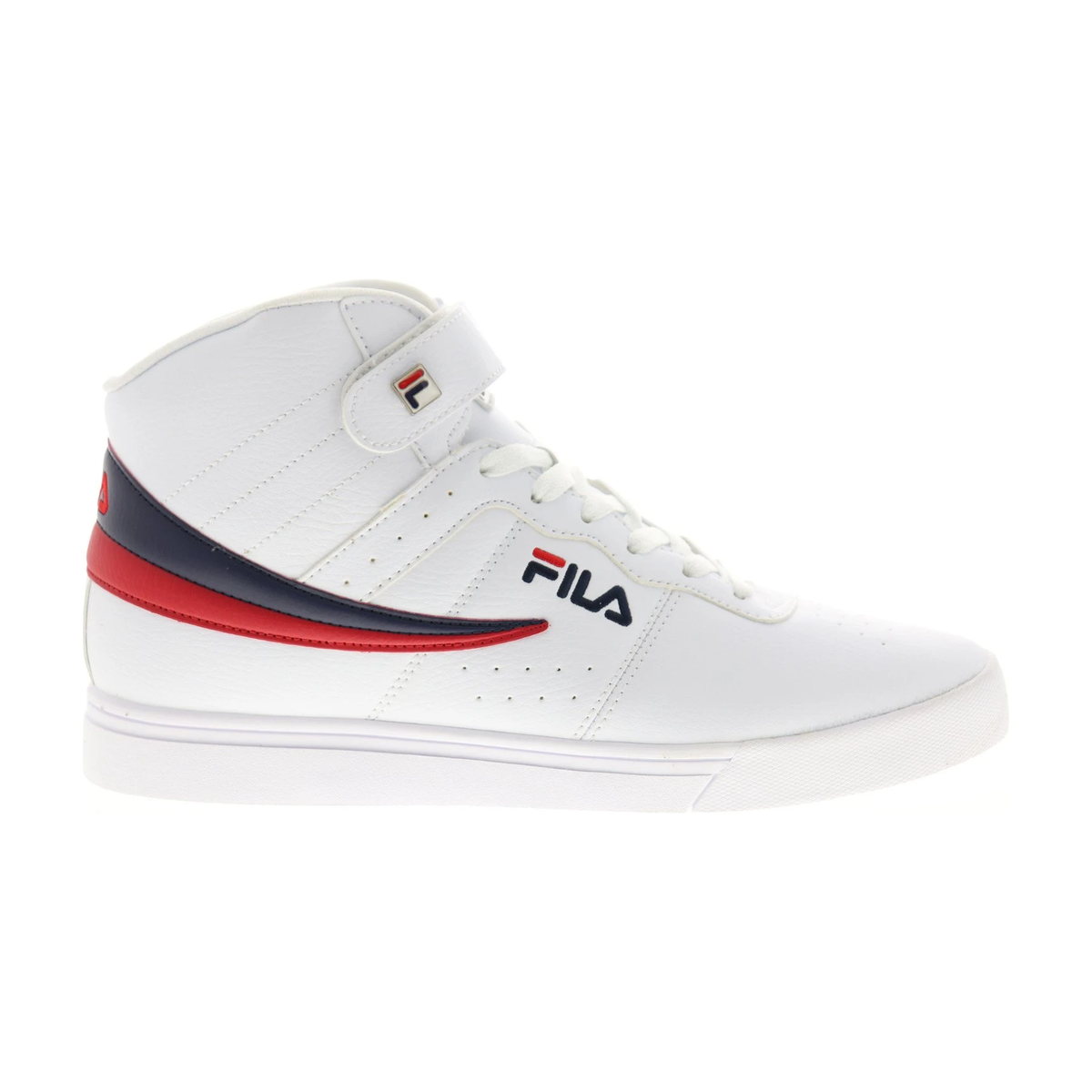 Fila Men's Vulc 13 Mid Plus Shoes - White / Red