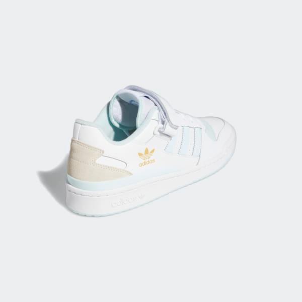 Adidas Men's Forum Low - White / Almost Blue / Chalk White