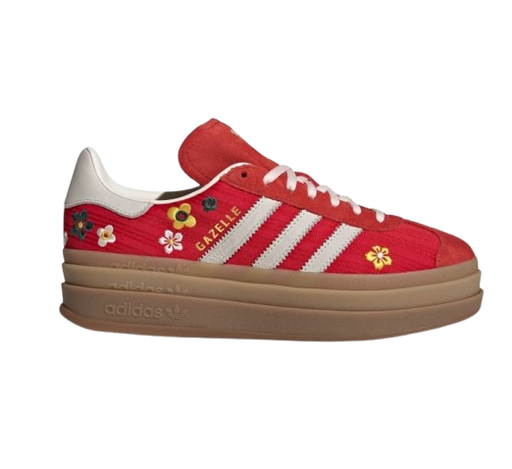 Adidas Women's Gazelle Bold Shoes - Better Scarlet / Off White / Eqt Yellow - Just For Sports