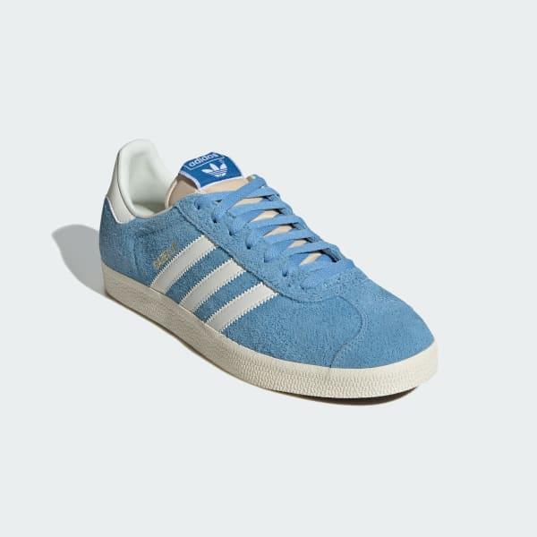 Adidas Men's Gazelle Shoes - Light Blue / Off White / Cream White