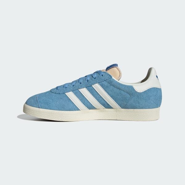 Adidas Men's Gazelle Shoes - Light Blue / Off White / Cream White