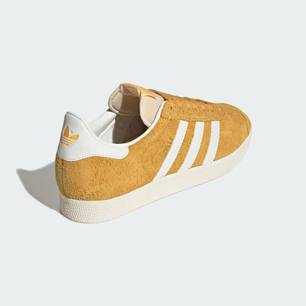 Adidas Men's Gazelle Shoes - Preloved Yellow / Off White / Cream White