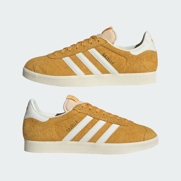 Adidas Men's Gazelle Shoes - Preloved Yellow / Off White / Cream White