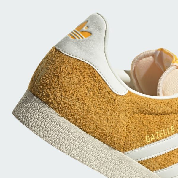 Adidas Men's Gazelle Shoes - Preloved Yellow / Off White / Cream White Just For Sports Adidas Men's Gazelle Shoes - Preloved Yellow / Off White / Cream White Just For Sports