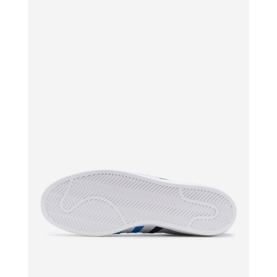 Adidas Men's Superstar Shoes - White / Black / Blue / Cyan