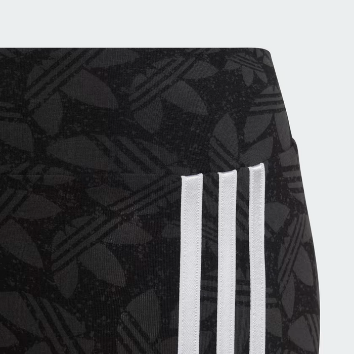 Adidas Kid's Printed Lycra Leggings - Hazy Beige / Beige Tone / White —  Just For Sports