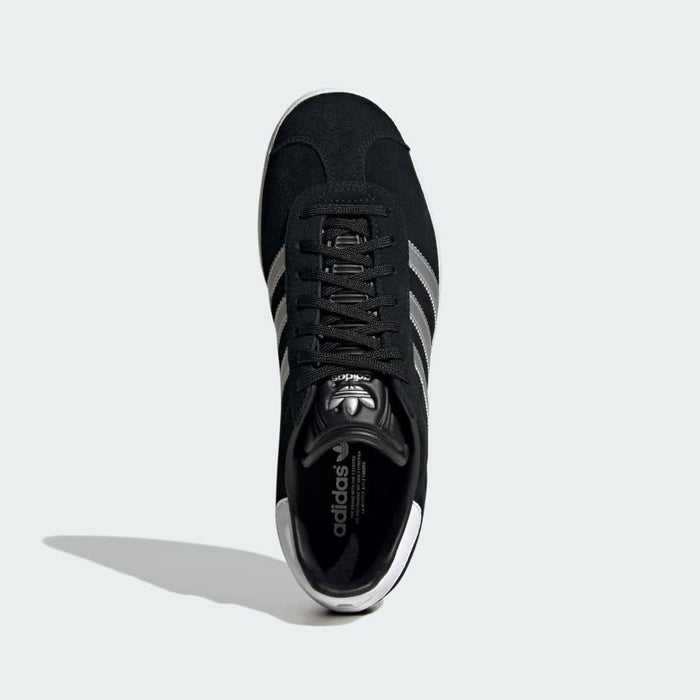 Adidas Women's Gazelle Shoes -  Core Black / Silver Metallic