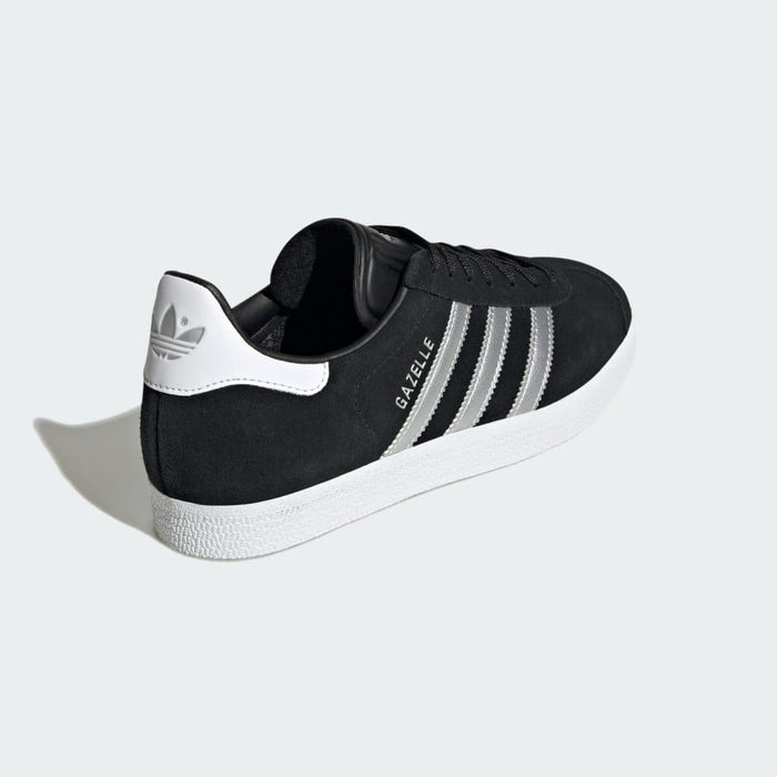 Adidas Women's Gazelle Shoes -  Core Black / Silver Metallic