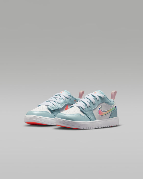 Nike Kids' Jordan 1 Low Alt Shoes - Ocean Bliss / White / Atomic Pink - Just For Sports