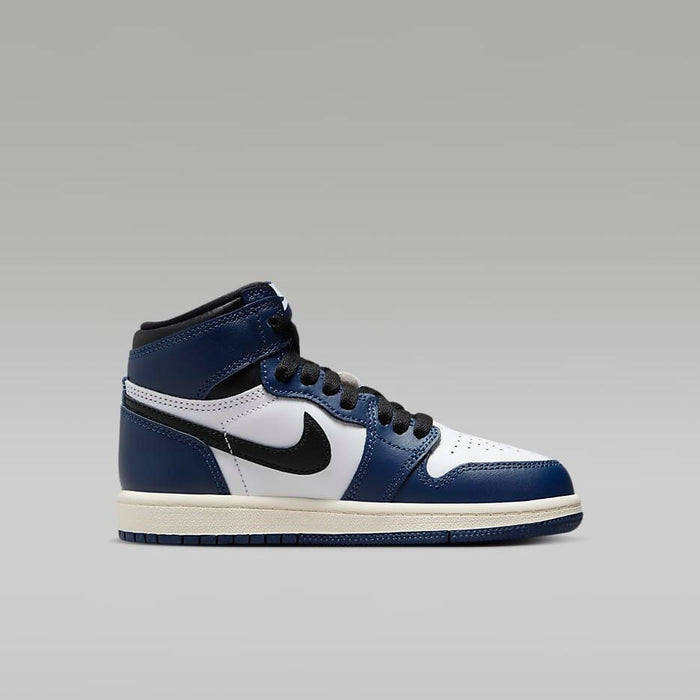 Nike Kid's Jordan 1 Retro High OG Shoes - Midnight Navy / White / Sail / Black