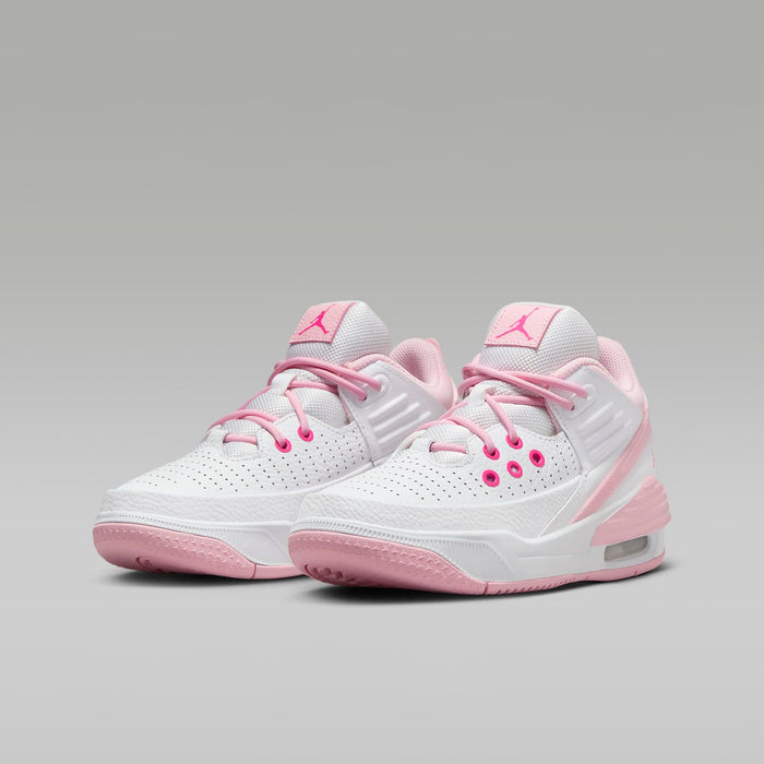 Nike Kid's Air Jordan Aura 5 Shoes - White / Fierce Pink