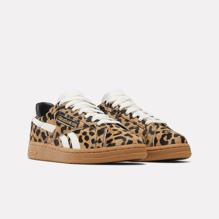 Reebok Women's Club C Grounds UK Shoes - Cheetah / Chalk - Just For Sports