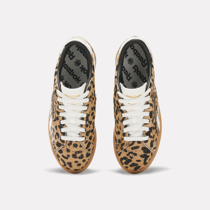 Reebok Women's Club C Grounds UK Shoes - Cheetah / Chalk - Just For Sports