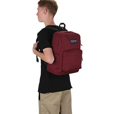 Jansport superbreak backpack red on sale