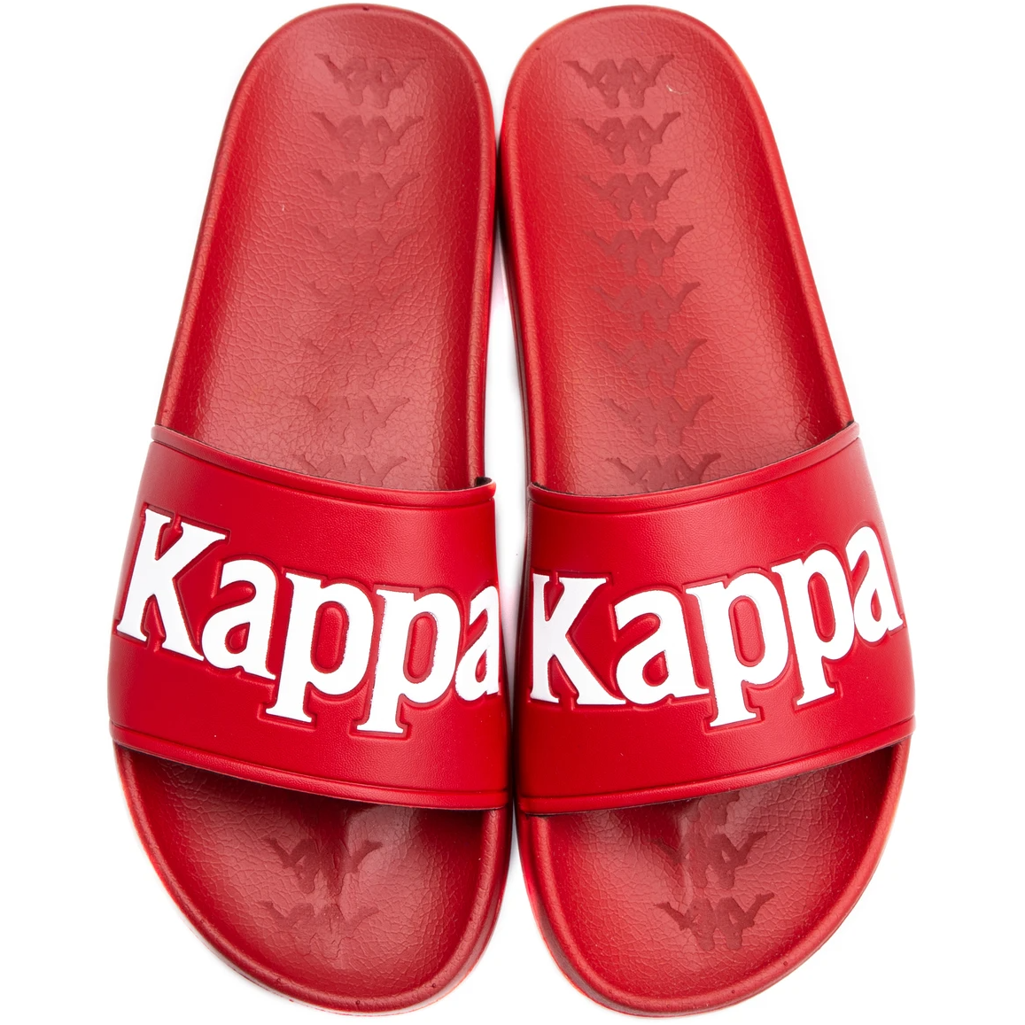 Kappa 222 Banda Adam 9 Slides Red White Just For Sports