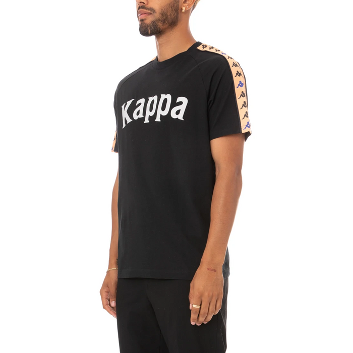 Kappa 222 Banda Deto T Shirt - Black Just For Sports