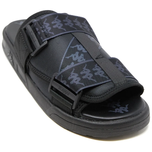 Kappa 222 Banda Mitel 1 Sandals - Black / Dark Grey Just For Sports
