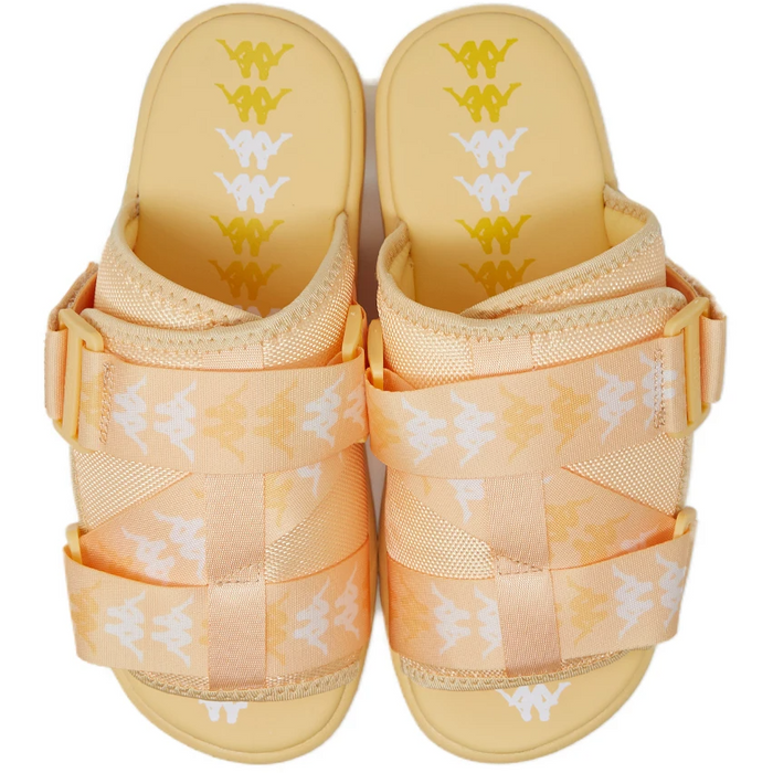 Kappa 222 Banda Mitel 7 Sandals - Light Yellow / White Just For Sports