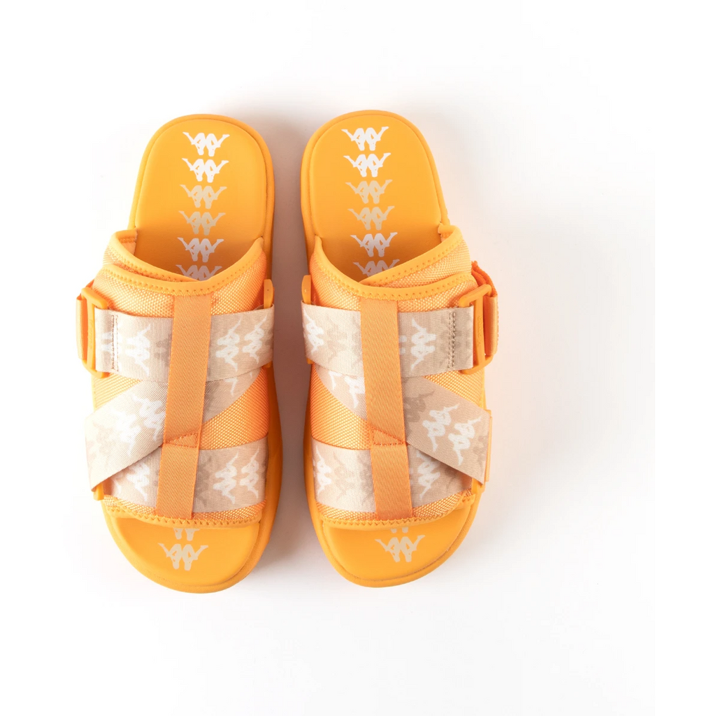 Kappa 222 Banda Mitel 7 Sandals - Orange / Beige — Just For  display picture 3