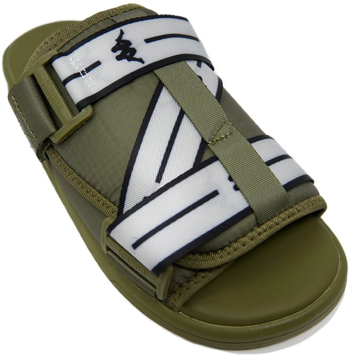 Kappa Authentic JPN Mitel Sandals Olive Green