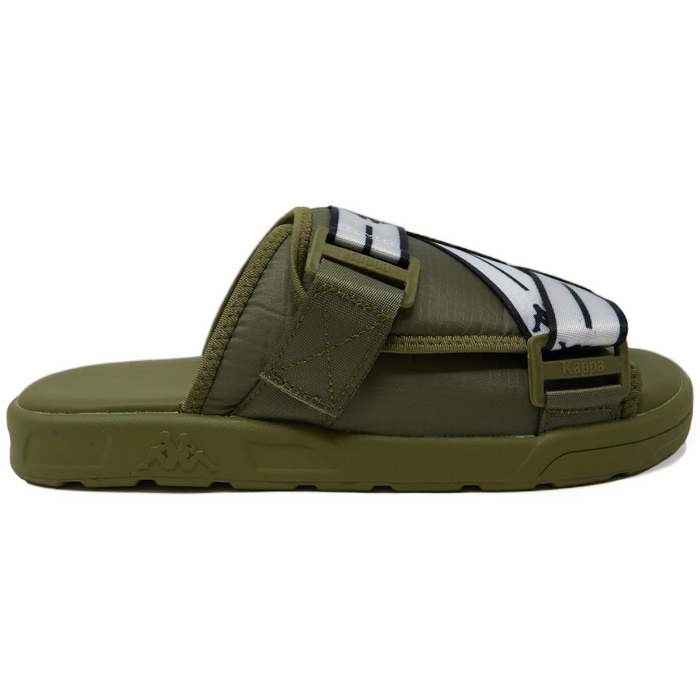 Kappa Slides Kappa Kappa Authentic JPN Mitel Sandals Olive Green
