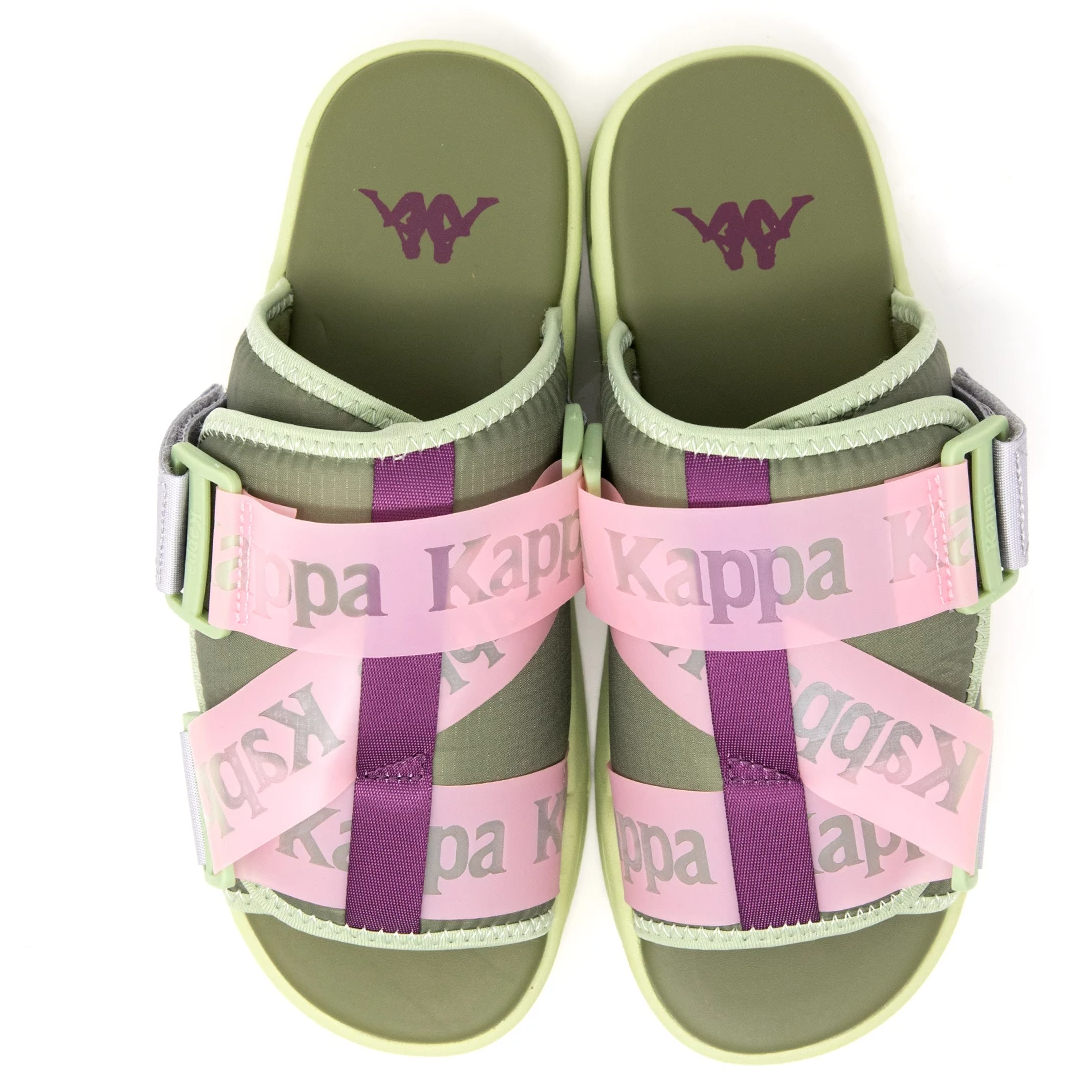 Kappa Authentic Mitel 1 Sandals - Avocado Pink — Just For Sports display picture 2