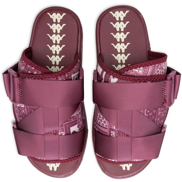 Kappa Authentic Nuuk 1 Sandals - Burgundy Just For Sports