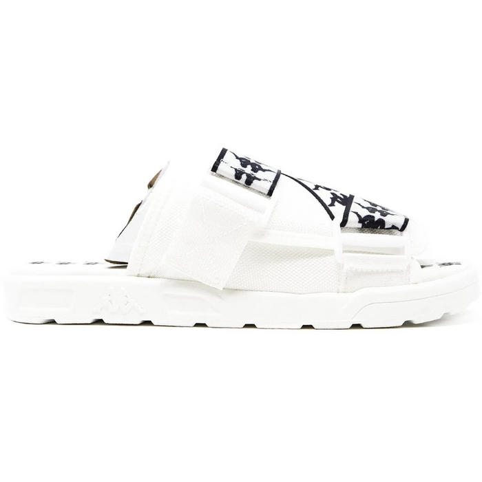 Kappa Banda Mitel 1 Sandals White Black Just For Sports
