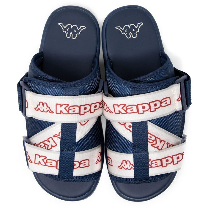 Kappa Logo Tape Kalpi Sandals - Blue Navy / Red Just For Sports