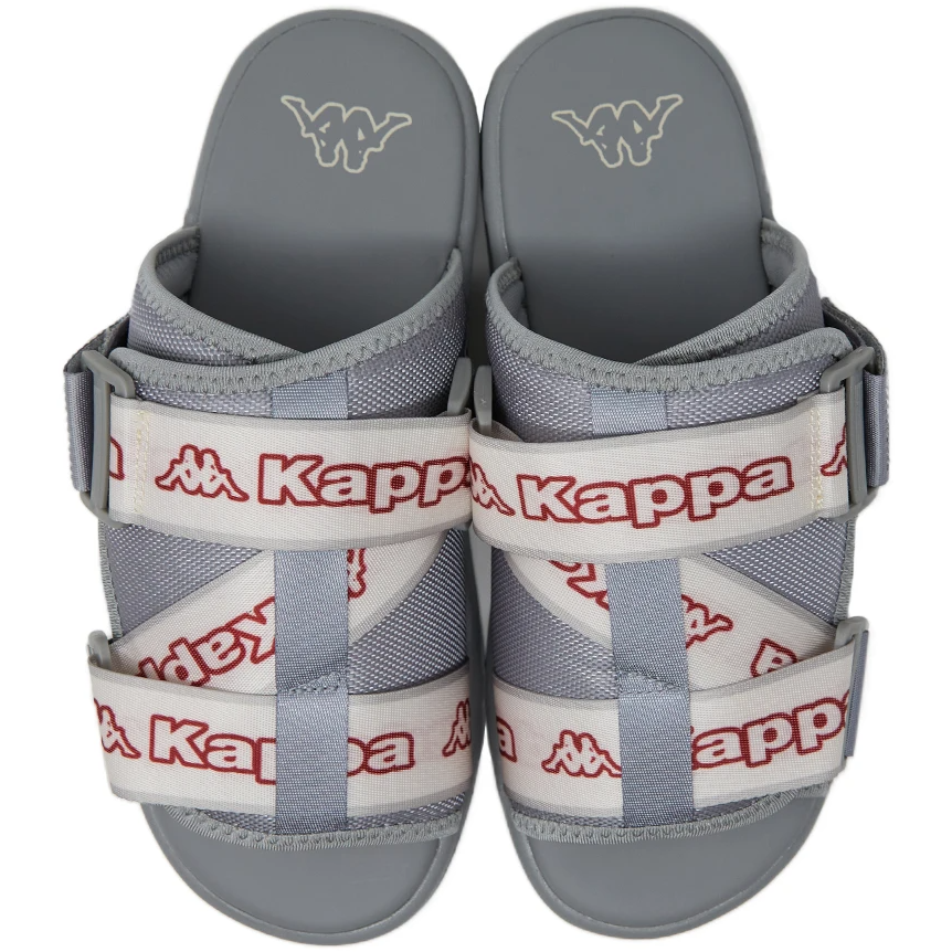 Kappa Logo Tape Kalpi - For Just Sports / Grey — Sandals Red