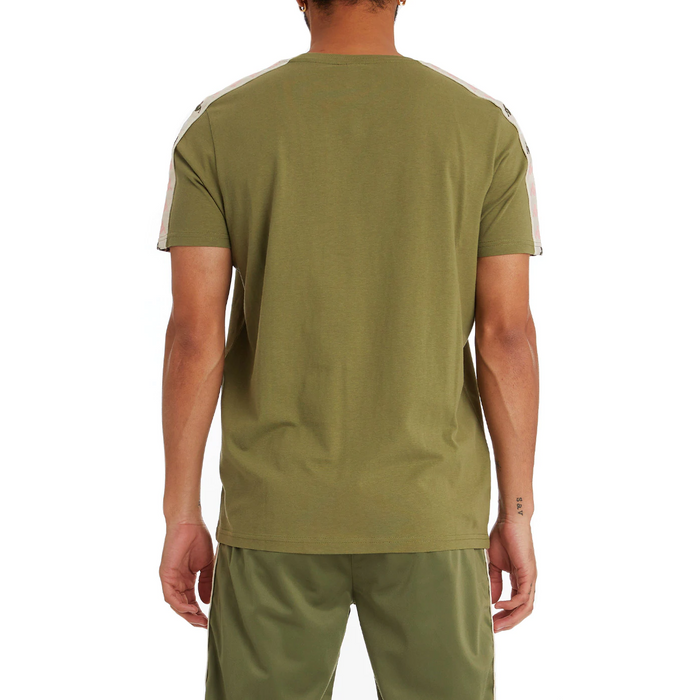 Kappa Men's 222 Banda Deto 2 T-Shirt - Green Olive Just For Sports